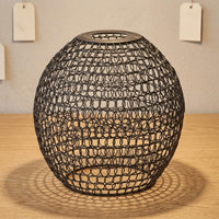 Wire Mesh Lampshade Dark Geometric Shape Lampshade Retro for Suspension Lamp