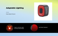 Ultra bright carbon fiber bike light
