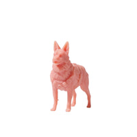 Small-Scale German Canine Figure with Harness Detailed Miniature German Canine Collectible Dog Figure Long-Lasting for Collectors