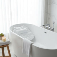 Bathtub Pillow Breathable Bathtub Headrest Contoured