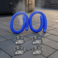 3 Pieces Flexible Pool Drain Pipe Wide Pump Compatibility Corrugated Replacement Hose