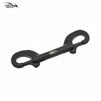 316 Stainless Steel Double Ended Bolt Snap Double Ended Bolt Snap Hook Quick Release for Technical Divers, Kayaking