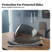 Crystal Clear Vision Helmet Face Visor Anti-Fog Lens Easy Installation Anti-Fog Helmet Visor Ultra Clear Scratch Resistant for Null
