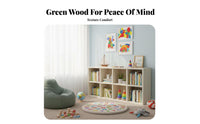 Large Capacity children's adaptable bookshelf Sturdy and Safe bookshelf Multi-Functional Room Organizer Simple Aesthetic for Students, Toddlers, Parents, Playroom, literacy Corner, Classroom, Nursery
