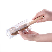 Coconut Palm Long Handle Bottle Cleaning Brush for Coffee Pots and Glassware