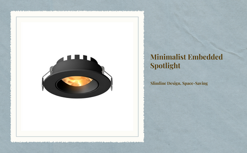 Slim dimmable LED spotlight