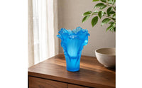 Art Glass Vase Translucent Home Decor Handmade
