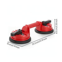 Heavy-Duty Suction Cup Lifter Handheld Glass Lifter Smooth Glass Suction Cups Non-Porous for Installers