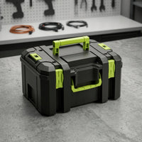 Stackable Tool Box Portable Tool Organizer with Handle Heavy-Duty for Workshop