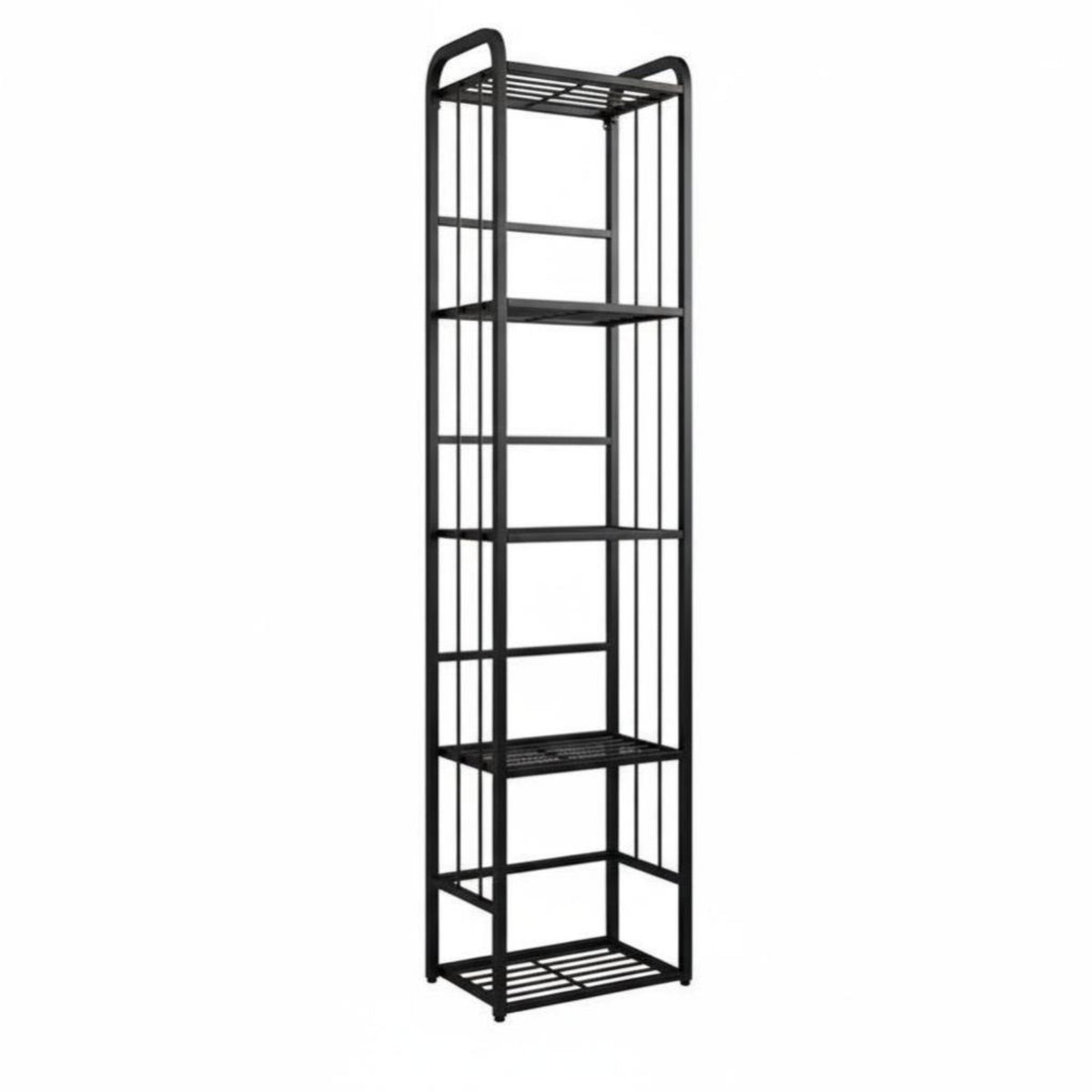 Space-Saving Tall Narrow storage unit Multi-Tier Storage Rack adaptable Display Shelf Stable Design for Apartment Dwellers, Students, Homeowners, Bedroom, Living Room, Small Spaces, Hallway