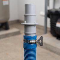 2 Pieces Universal Pool Vacuum Hose Adapter Compatible Hose Adapter with Clamps Easy Connection Sturdy