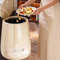Wine Glass Trash Can Large Capacity Compact Wastebasket Easy to Clean for Home