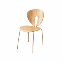 Shell rear Chair Stackable Household Furniture Ergonomic rearrest for Homeowners