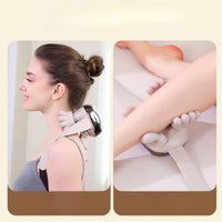 Neck and Shoulder with Heat Deep Tissue Neck and Shoulder with Strap Heated Wearable Massage Device for Drivers, Home Relaxation