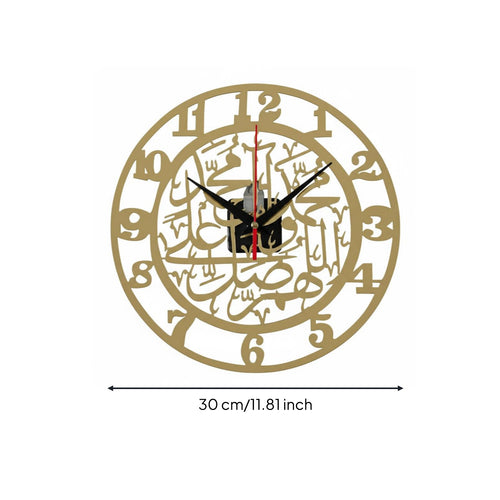 Cut Acrylic Timepiece Modern Design Acrylic Wall Timepiece Easy to Install