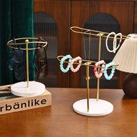 New Jewelry Display Stand with Earring and Necklace Organizer, Metal Holder