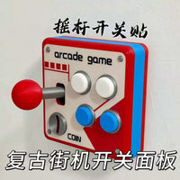 Retro Arcade Game Joystick Switch Panel 3D Printed Button
