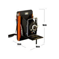 Vintage Camera Pen Holder Retro Camera Desk Organizer Sturdy for Office, Study