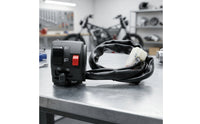 Multi-Function Left Handlebar Switch Wired Motorcycle Switch Assembly Multifunctional for Diy Mechanics