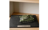 2 Pieces T-34 and IS-2 Armored Vehicle Set Realistic Design for Collectors