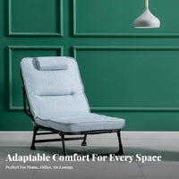 Adjustable Folding Lounger No Assembly Required Adjustable Padded Lounger