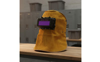 Bovine Leather Leather Metal-Joining Hood Glare-Reducing Auto Darkening Metal-Joining Helmet Bovine Leather Welder Head Cover