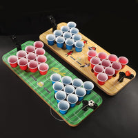 Mini Double Basketball Board Drinking Game Tabletop Football Toy