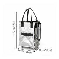 Folding Trolley Bag Large Capacity Foldable Luggage Carrier Heavy Duty