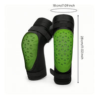 Ski Knee Protectors Padded Knee Sleeves with Impact Pads Guard for Skiing