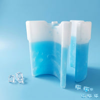 Ice Pack for Sports Injuries and Breast Milk, Reusable Freezer Blocks for Cool Box and Lunch Box, Cylindrical Design, Instant Cooling Set