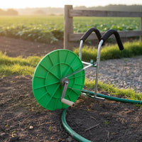 Flat Hose Reel Labor Saving Irrigation Equipment Rustproof for Garden, Gardeners