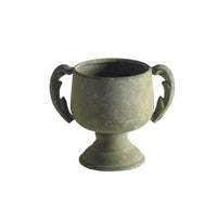 Pedestal Flowerpot Vintage Style Urn Planter Shabby Chic for Shelf, Gardeners