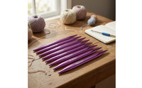Detachable Interchangeable Circular Knitting Aluminum Circular Knitting Needle Set Flexible Compact for Knitters, Crafters, Makers, Home Crafting, Travel