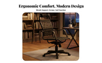 Adjustable Height Elastic Strap Chair Breathable Design rotate Meshspine Chair Rolling Casters Office Furniture Ergonomic Support for Students, Remote Workers, gaming enthusiasts, Workstation, Study Room