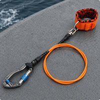 Unrestricted Diving Safety Lanyard Swivel Hardware Clip Carabiner Lanyard