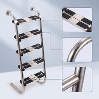 Pool Ladder with Handrails Stainless Stainless sideMount Pool Ladder Anti-Slip