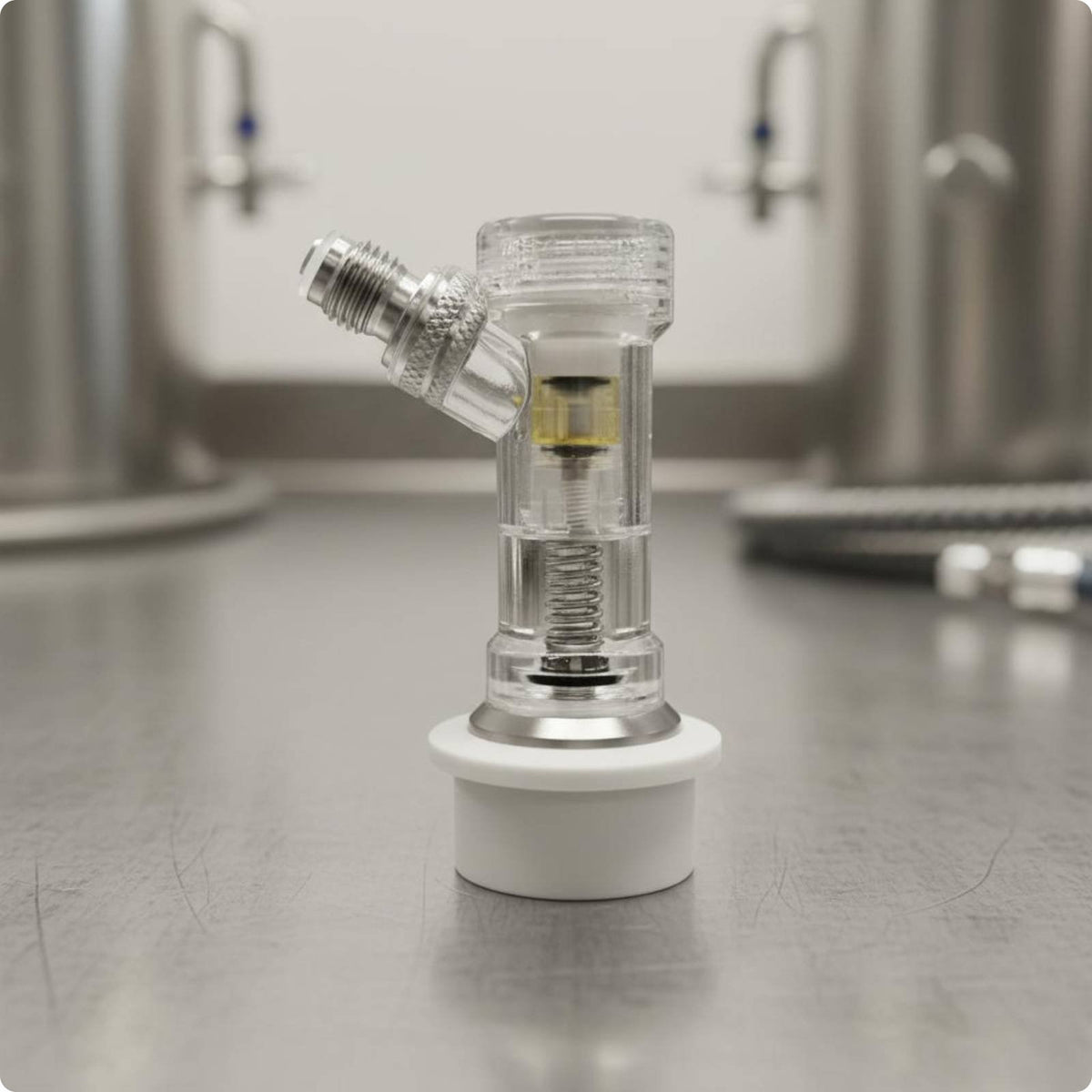 Threaded Keg Barb Fitting Check Valve Brewing Hardware Tight Seal
