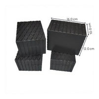 Non-slip heavy-duty rubber lift pad for car jacks, 6cm thick
