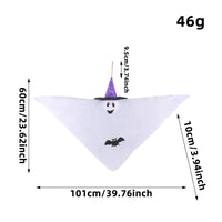 Wizard Hat Specter Decoration Winged Creature Graphic Seasonal Decor Cloth