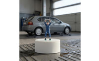 Painted Automotive Technician Figurine 1:64 Scale Diorama Figure Realistic for Model Scenes