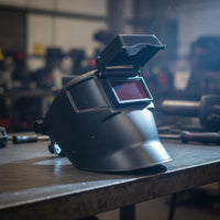 Auto Darkening Metal-Joining Face Shield Glare Reduction Auto Darkening Metal-Joining Helmet Safety Welder Face Cover Crystal