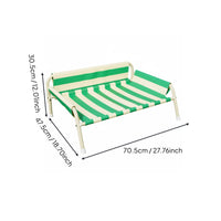 Elevated Dog Bed Moisture-Proof Raised Pet Cot All-Season Use for Indoor, Dogs