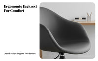 rotate Desk Chair with casters Ergonomic supportrest Office Furniture Padded Seat