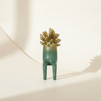 Abstract Sculpture Textured Climbing Figurine Vertical for Office, Study