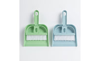 12 Pieces Portable Mini Broom and Dustpan Set Multipurpose Desktop Dustpan and Brush Fine Dust Wall Mounted for Students, Desk