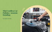 Cordless car polisher for detailing