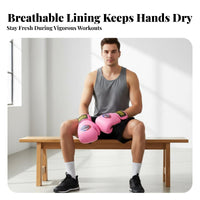 2 Pieces Long-Lasting PU Leather Boxing Gloves Wrist Support Muay Thai Gloves Thick Padding Combat Sports Equipment Secure Hook-and-Loop Fastener Closure for Beginners, Women, Young Athletes, Training, Sparring, Gym