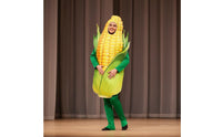 Corn Costume 3D Shape Corn Cosplay Outfit Roomy Fit Vegetable Role Play Costume for Families
