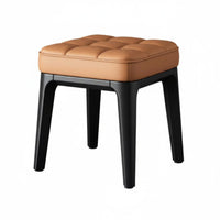 Low Stool Stackable Seating Space Saving Comfort Cushion for Bedroom