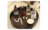 Wood Grain Decorative Tray Multi-Functional Tabletop Catchall Tray Minimalist Design Desktop Sundries Organizer for Entryway
